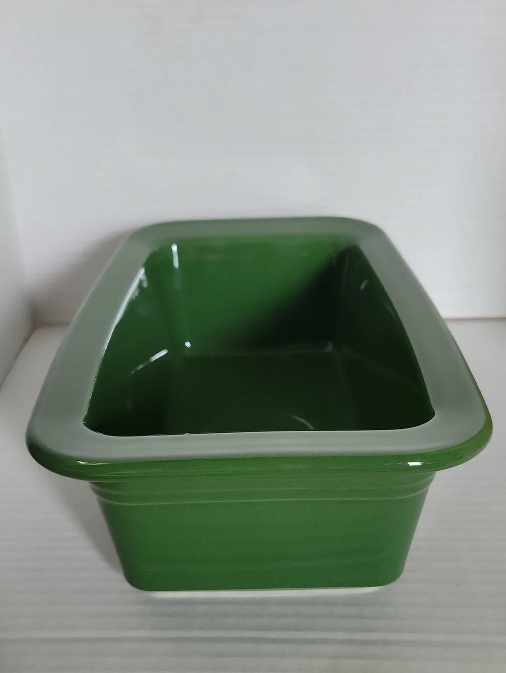 Fiestaware Fiesta Loaf Pan Baking Bakeware Cookware Bake Baker Dish Jade Green